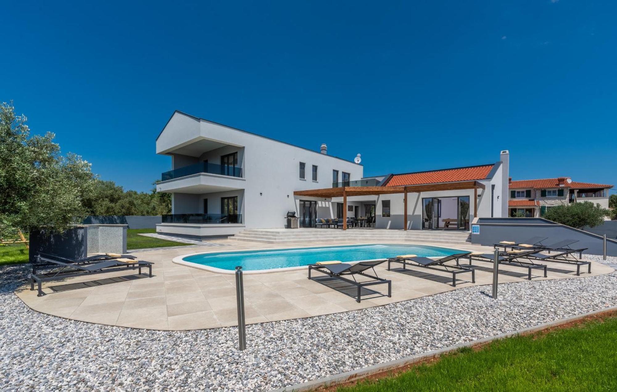 Villa Posidonia Near Pula With Sea View And Surrounded By Olive Trees Krnica Esterno foto