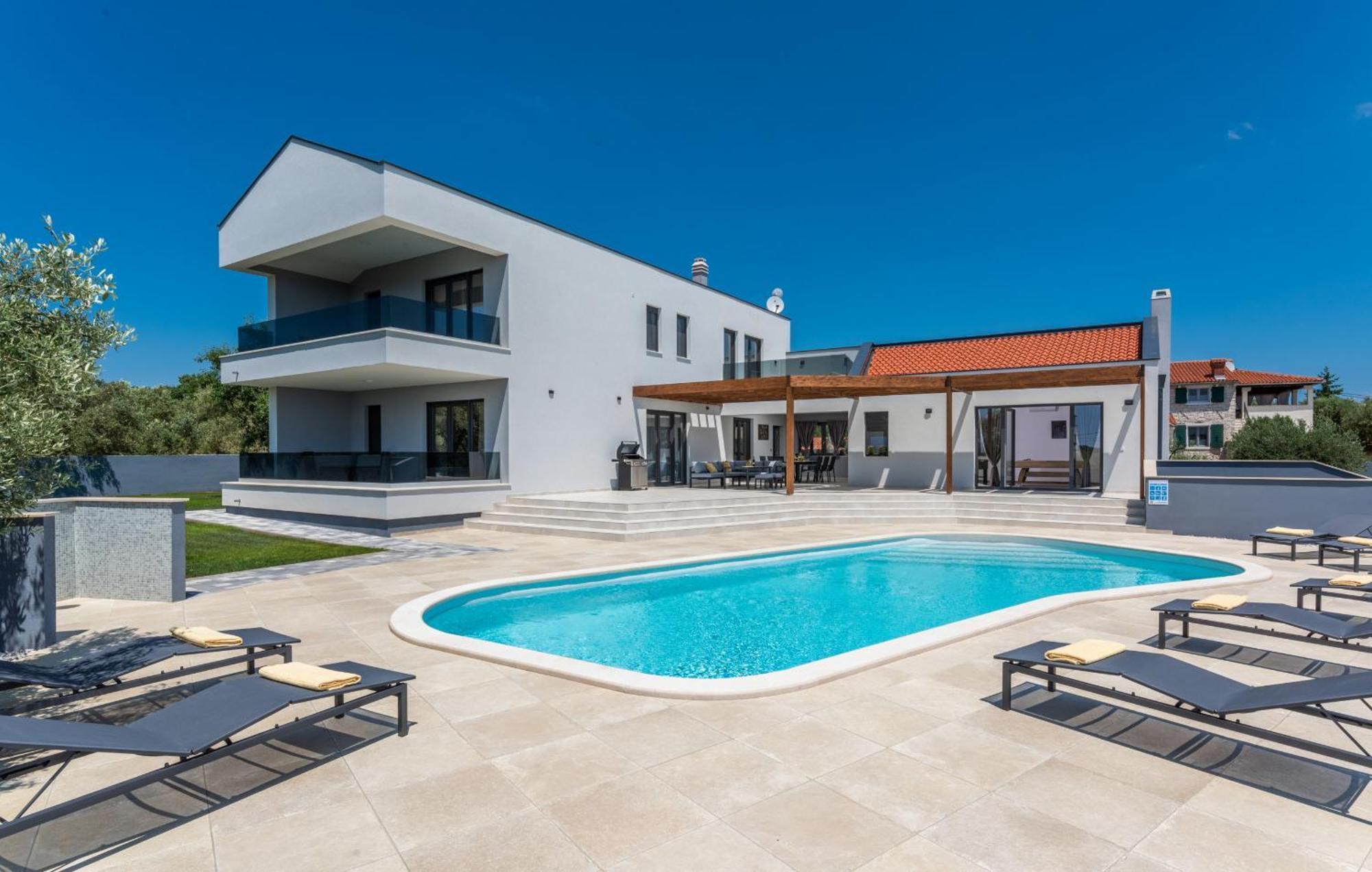Villa Posidonia Near Pula With Sea View And Surrounded By Olive Trees Krnica Esterno foto